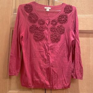 Beautiful Garnet Hill Cardigan, Size S